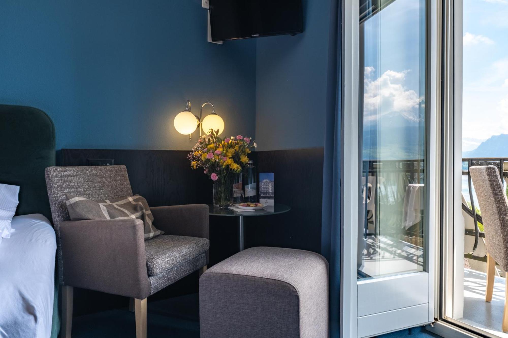 Hotel Royal Luzern Oda fotoğraf
